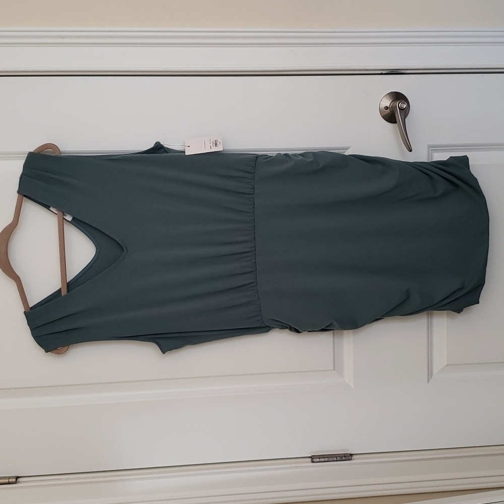 Women's Nine West Ruched Mini Dress Huxley Blue - Size XL